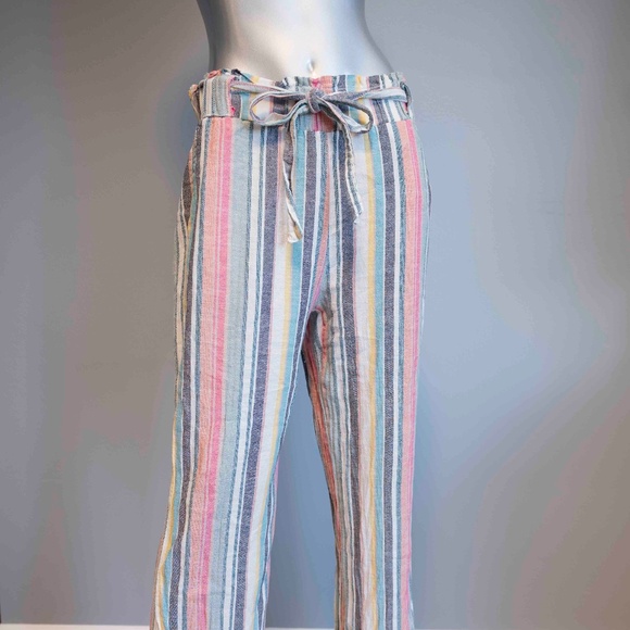 Consigned* Striped Lounge Pants, Sz L - Picture 1 of 3